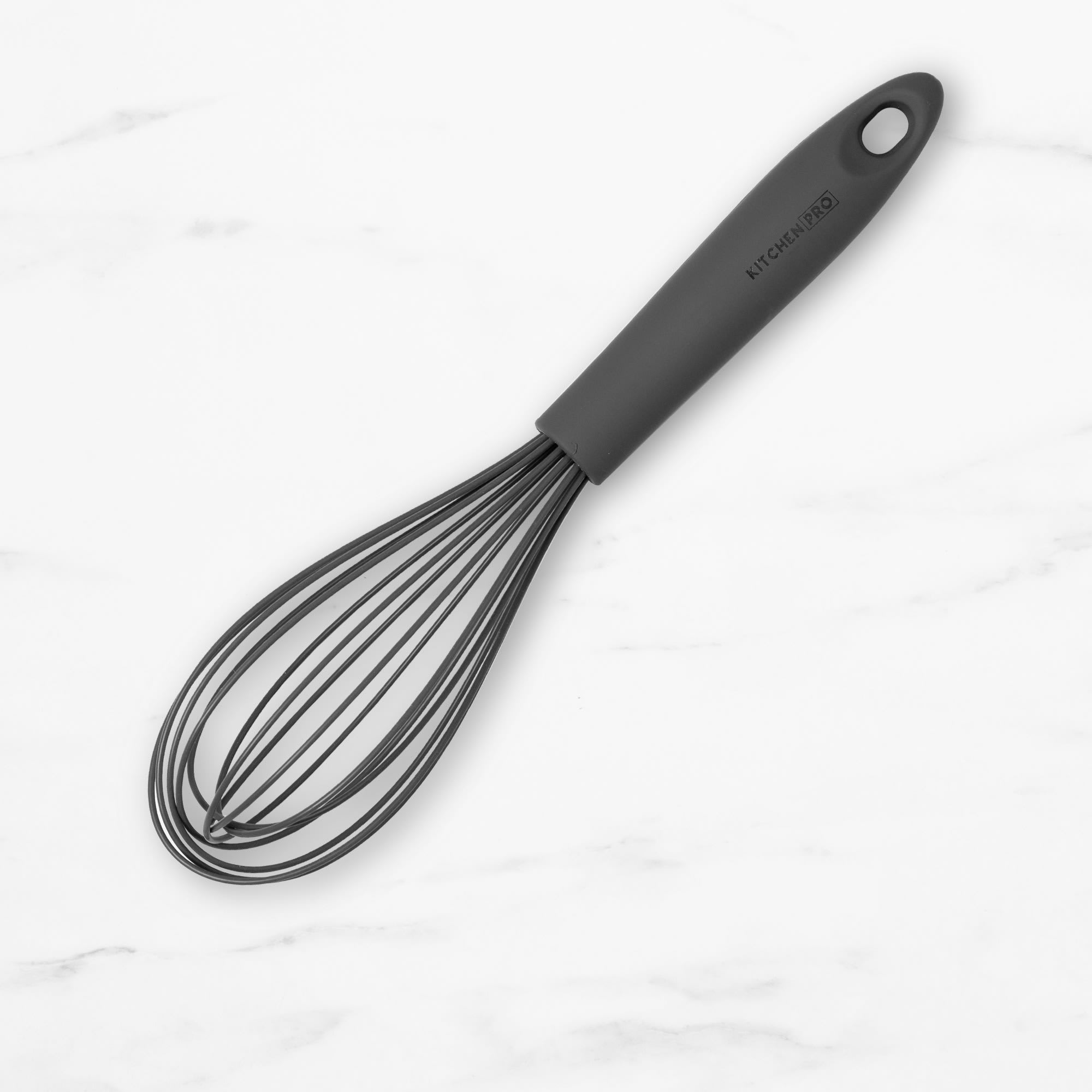 Kitchen Pro Oslo Silicone Whisk 30cm Charcoal Fast Shipping